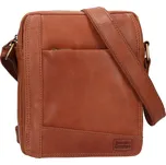 Pánská kožená taška přes rameno SendiDesign Perezs - koňak