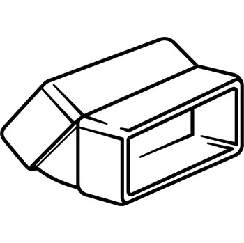 Příslušenství pro digestoř Airforce 975 - vertikální koleno 45°