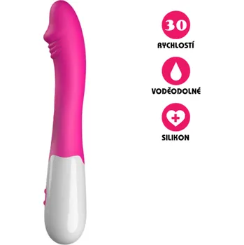 Vibrátor VšeNaSex.cz Silikonový vibrátor Female Single Vibe růžový