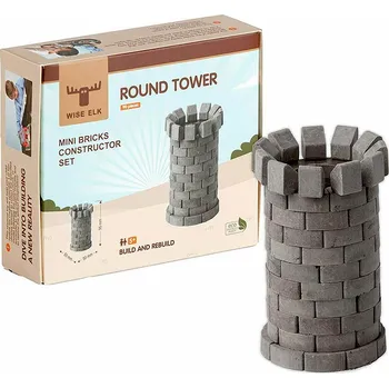 ostatní stavebnice WISE ELK Cihličková stavebnice Oválná věž 90 dílků