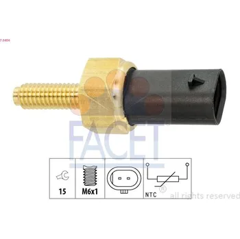 Čidlo automobilu Snímač, teplota chladiva FACET 7.3404