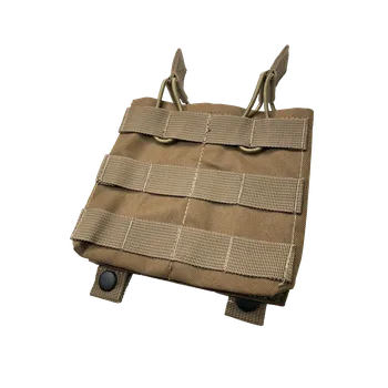 Airsoft Invader Gear Sumka MOLLE na dva zásobníky M4/M16 otevřená - Coyote