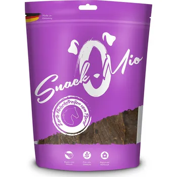 Pamlsek pro psa SnackOMio – jemné proužky koňského masa 125 g