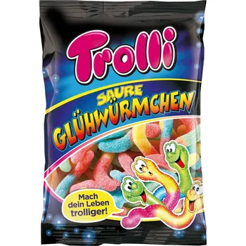 Cukrovinka Trolli Kyselí červíci 150g - Originál z Německa