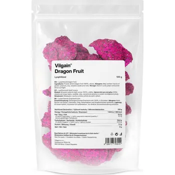 Sušená potravina Vilgain Dračí ovoce lyofilizované 100 g