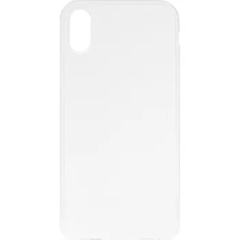 Pouzdro na mobilní telefon Kryt iPhone XS silikon průhledný ultratenký 0,5 mm (obal neboli pouzdro na iPhone XS)