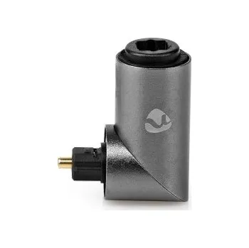 Audio kabel Profigold Series Toslink adaptér lomený 90° | Toslink Zásuvka | TosLink Zástrčka | Pozlacený | Kovový