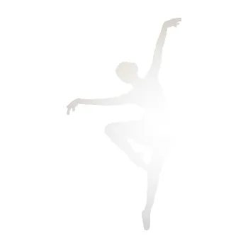 Samolepicí dekorace na vozidlo Baletka 008 levá (82 - odrazková reflexní bílá) SAMOLEPKA NA AUTO, NÁLEPKA, FÓLIE, POLEP, TUNING, VLASTNÍ TEXT, TISK, AUTOSAMOLEPKY.cz, POLEPY, OBRÁZEK, LOGO, 3D STICKERS