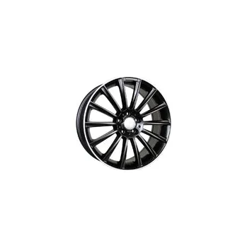 Alu kolo Racing Line B1048 MER 9,5x19 5x112 ET43.00 černá matná + leštěný límec