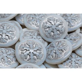 Korálek Skleněný kabošon č.1492 - 21 mm