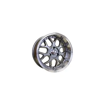 Alu kolo Racing Line FR762 SMART 8,5x17 4x100 ET20.00 šedivá + leštěný límec