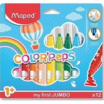 Fixy MAPED Color'Peps Jumbo - 12 barev - 9846020