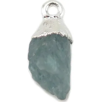 Přívěsek Stříbrný přívěsek se surovým Akvamarínem