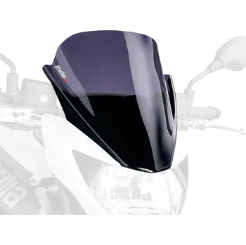 Motodíl APRILIA SHIVER 750 10-15 Plexi PUIG 5249F (tmavě kouřové, 350 x 330 mm )