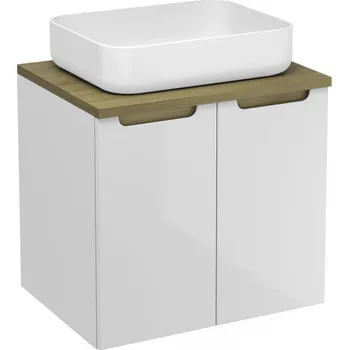 Koupelnový nábytek Koupelnová skříňka pod umyvadlo Naturel Stilla 60x60x45 cm bílá STILLAD06033DBK