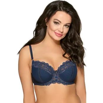 Podprsenka Dámská podprsenka AV 1992 NAVY BLUE tmavě modrá 65H
