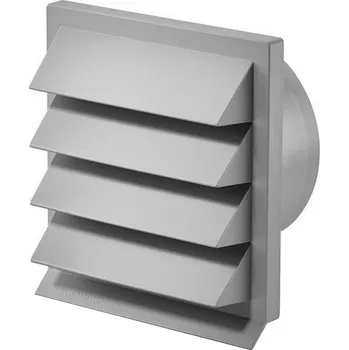 Větrací mřížka Airforce K-Jal 150 LG - venkovní mřížka světle šedá se zpětnou klapkou