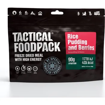 jídlo na cestu Tactical Foodpack Rýžový pudink s bobulemi Tactical Foodpack®