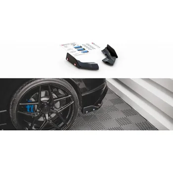 Zadní boční splitry V.2 + Klapky Volkswagen Golf R Mk8