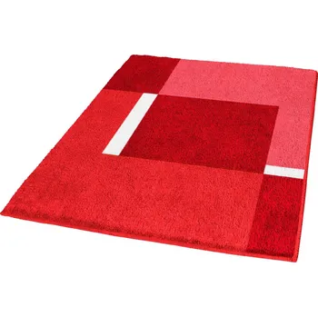 Protiskluzová podložka Kleine Wolke Dakota koupelnová podložka 65x55 cm obdélníkový červená 4598453539