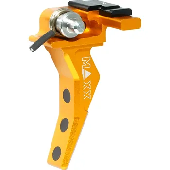 MAXX Hliníková CNC Advanced SPEED spoušť pro EVO - TYPE B, žlutá