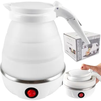 Rychlovarná konvice Cestovní rychlovarná konvice skládací s objemem 0,6L