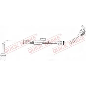 Brzdová hadice Brzdová hadice QUICK BRAKE 50.946