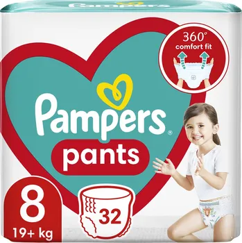 Plenkové kalhoty Pampers Pants 8 19+ kg 32 ks