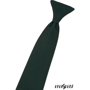 Kravata chlapecká - tm. zelená mat