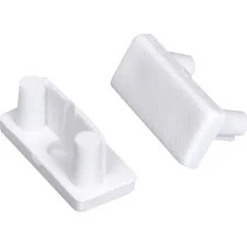 Průmyslové svítidlo KANLUX Záslepka STOPPER k profilu J bílá bal=2ks 26605