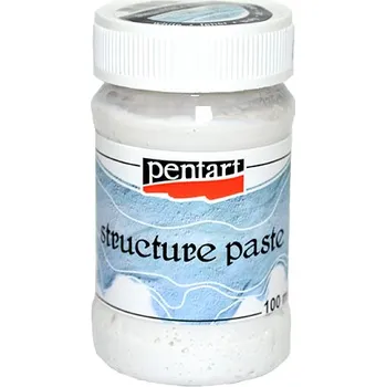 Výtvarná barva Jemná strukturovací pasta PENTART 100ml - bílá