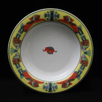 Talíř Talíř hluboký, Hippo, žlutý, 22 cm, Bopla!