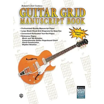 21st Century Guitar Grid Manuscript Book - noty pro kytaru 642763
