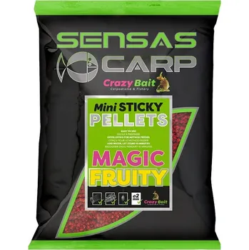 Recenze Sensas Carp Mini Sticky Pellets Magic Fruity 2 mm 700 g