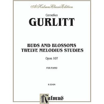 Buds and Blossoms, Op. 107 - Twelve Melodious Studies - noty pro klavr 645397