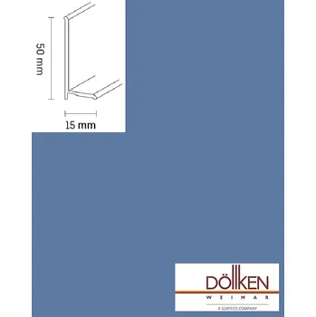 soklová lišta lišta Modrá měkká soklová lišta Döllken WL50 5338 (cena za bm)