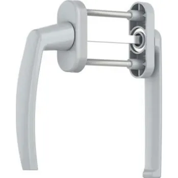 Okenní klika Balkonové kliky s rozetami - VICTORY (snížená klika) Barva: hnědá