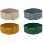 Liewood Emily Silikonová miska 4 ks - Garden Green Multi Mix