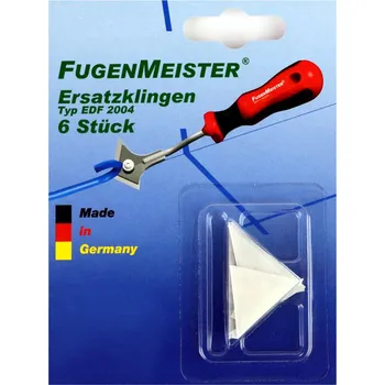 Pracovní nůž Nůž náhradní Fugenmeister k seřezávači starých silikonů 6ks