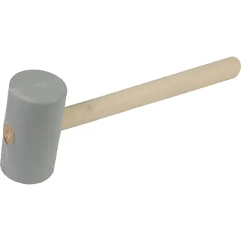 Palice Palička gumová šedá 65mm dřevěná násada