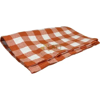 Utěrka KARIN Kuchyňská utěrka mřížka 50x70 cm oranžová