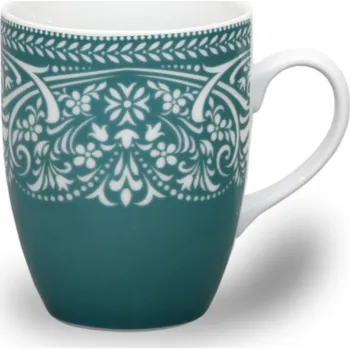 Eva, porcelánový hrnek, 0,37 l, petrolej, Thun 1794