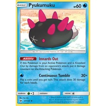 Sběratelská karetní hra Pokémon SUM 047/149 Pyukumuku - Sun & Moon Stav: Excellent, Verze: REVERSE HOLO