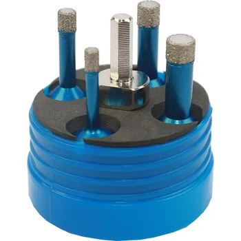 Vrták Sada vrtáků PRO5 Blue Line 6, 8, 10, 12 mm + adaptér M14/šestihran