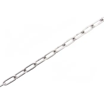 Řetízek Řetěz svařovaný dlouhé oko nerez A4 DIN 5685C - 6x42mm