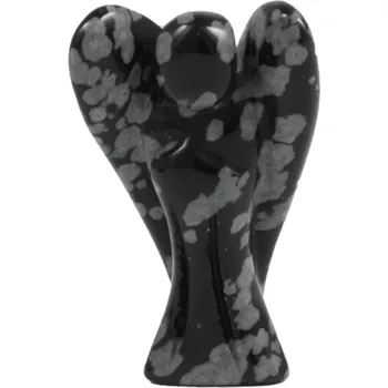 Milujeme Kameny Obsidián vločkový - anděl 339725