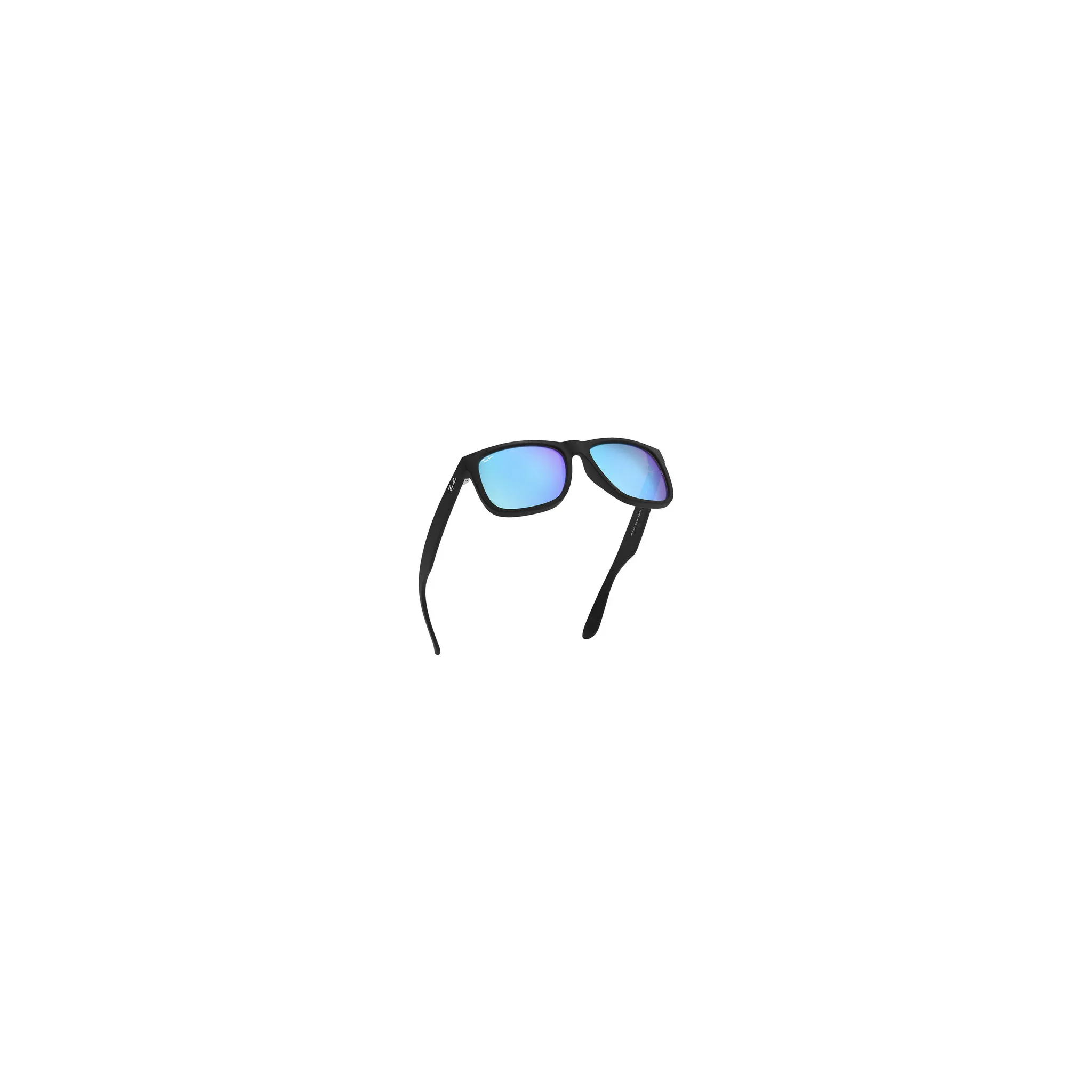 Fotografie 3 - Sluneční brýle Ray-Ban Justin Rubber Black/Green Mirror Blue