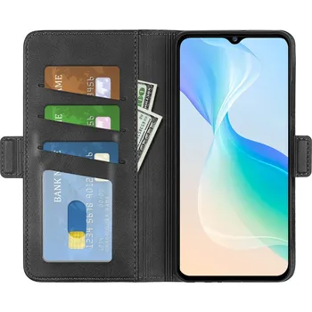 Pouzdro na mobilní telefon TVC WalletCase Vivo Y76 5G Barva: Černá