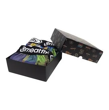 Trenýrky Meatfly pánské boxerky Gigi Orange / Brown Gift Pack | Oranžová | Velikost XL