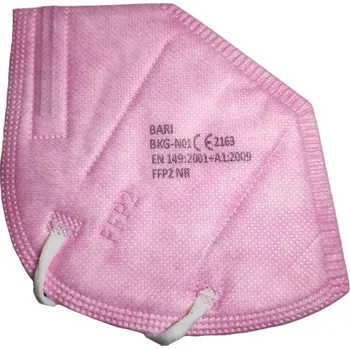 respirátor Bari Medical Respirátor FFP2 barevný, 1 ks Barva: Světle růžová